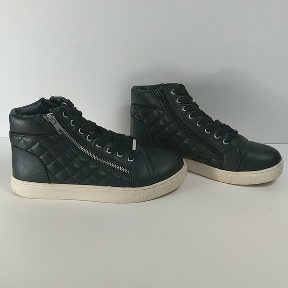 Steve Madden Decaff Hi-top Sneakers Size 6.5 - Picture 2 of 6